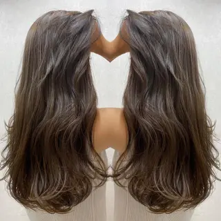 ロング カラー tocca 💜石田愛結💜のヘアスタイル