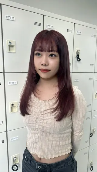 ロング カラー ガーリーstyle ❤︎misaki🏹のヘアスタイル