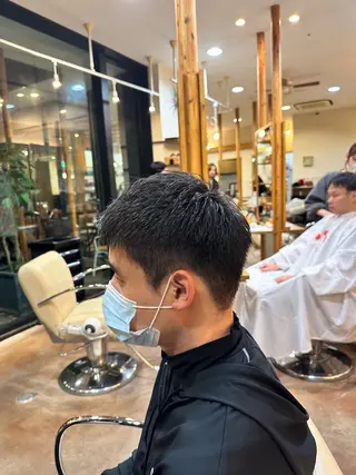 ショート パーマ メンズ Lit.自由が丘（SENJYU自由が丘）所属・【髪質改善/美髪】 ⭐️川嶋 陸央⭐️のヘアスタイル
