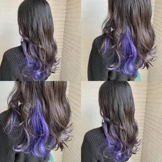 ミディアム カラー 髪質改善 頭身浴/ 中田のヘアスタイル