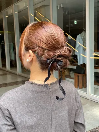 セミロング フレアジェネラス所属・堀 綾花のヘアスタイル