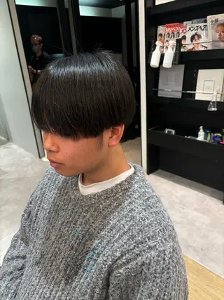 ミディアム メンズ メンズ特化／韓国風 /江戸谷大晴のヘアスタイル