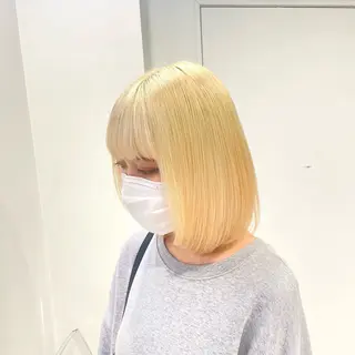 セミロング 渋谷/透明感カラー /半個室/こうめいのヘアスタイル