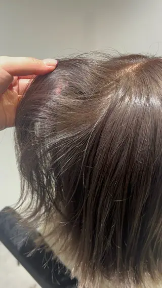 ミディアム 長尾ゆりの/ボブ/ ベージュ/ハイトーンのヘアスタイル