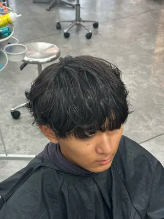 ショート パーマ メンズ お悩み解消✨/ メンズパーマ✨/直樹のヘアスタイル