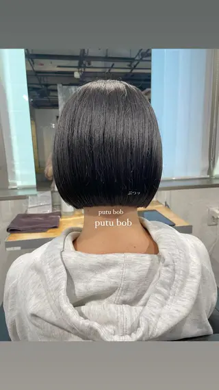 ショート カラー パーマ ヘアアレンジ メンズ キッズ ネイル マツエク・マツパ アイブロウ 透明感カラー・レイヤ ー🎀amika🎀のヘアスタイル