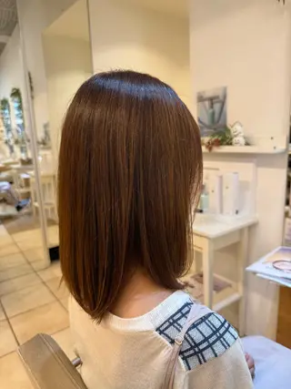セミロング 中野 亮のヘアスタイル