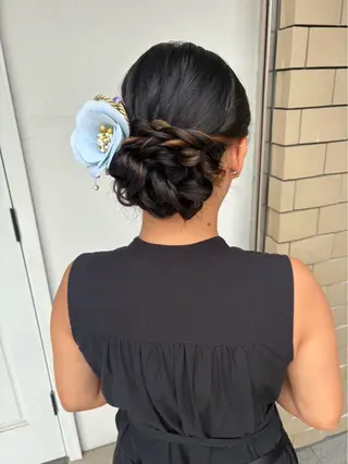 ロング ヘアアレンジ Reve  resort所属・美髪× ヘアセット✨Araiのヘアスタイル