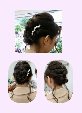 ミディアム セミロング ロング ヘアアレンジ 芝 幸大のヘアスタイル