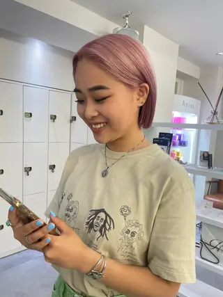 ショート nit  by ahnkism所属・カットモデル 盛れるヘア♡MANAのヘアスタイル