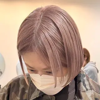 カラー ★艶ハイトーン★ LUCKモミジのヘアスタイル