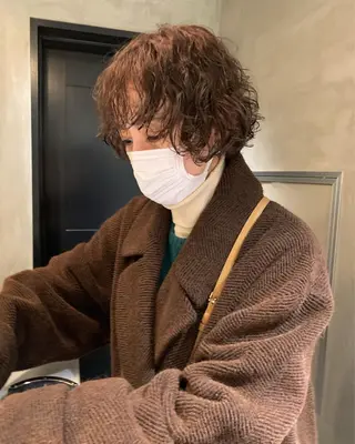 ショート カラー パーマ アンニュイヘア🪽 ayumiのヘアスタイル