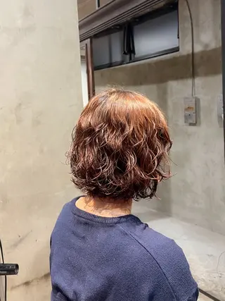 ミディアム パーマ ヘアアレンジ レイヤー/艶髪矯正 🪐takushiのヘアスタイル