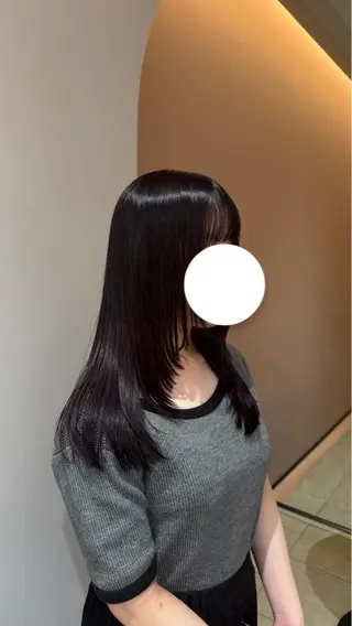 ロング カラー RosierBlue 工藤のヘアスタイル