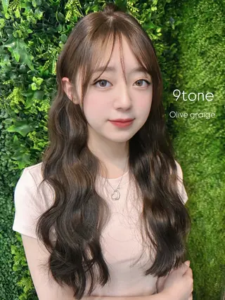 ロング カラー Pocket仙台 💚モエリのヘアスタイル