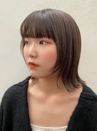 ミディアム カラー Paddle所属・似合わせレイヤー/ レイヤーパーマ/高倉のヘアスタイル