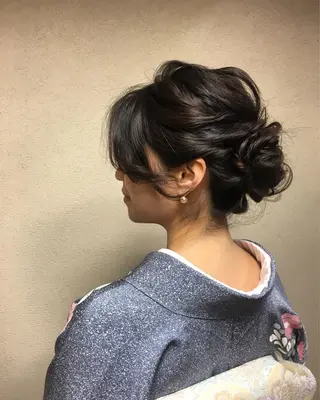 ヘアアレンジ 透明感カラー・ 髪質改善🩵イケダのヘアスタイル