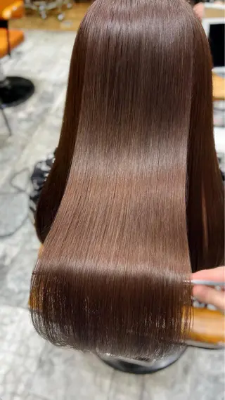 ロング カラー パーマ 美髪ヘッドスパ🫧 西山紗奈江💆‍♀️のヘアスタイル