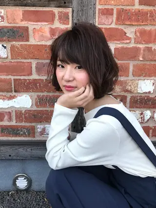 ミディアム MIZUKI🫧ྀི 韓国ヘアAFLOATのヘアスタイル