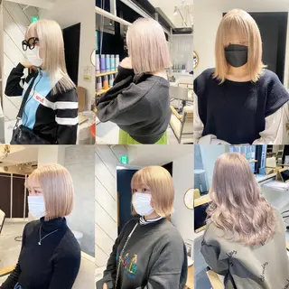 ミディアム fuka/梅田/ ミルクティーベージュのヘアスタイル