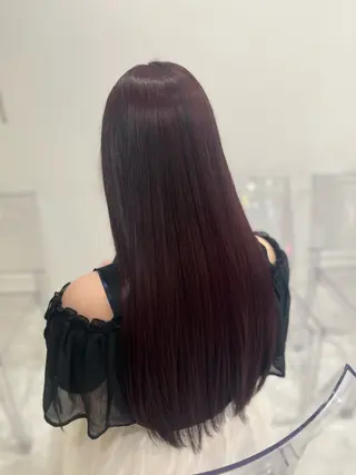 ロング カラー ガーリー♡女の子っぽ ヘア♡ピンクカラー♡のヘアスタイル