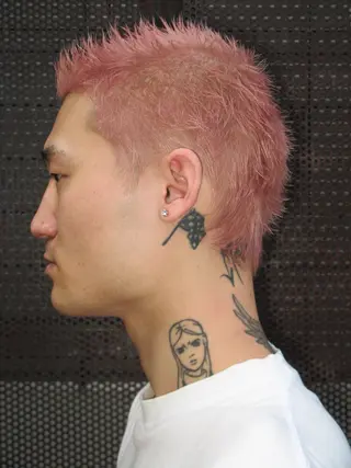 ショート カラー メンズスタイリスト リュウジのヘアスタイル