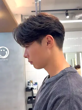 メンズ nicoTOKYO 原宿所属・センターパート /メンズ/海野颯生のヘアスタイル