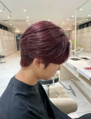 ショート カラー メンズ 樋笠 知佳のヘアスタイル