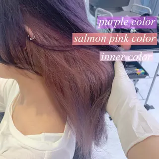 ロング カラー ネイル マツエク・マツパ 透明感カラー/推しカ ラー☁️JURAのヘアスタイル