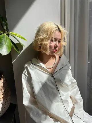 カラー ness 一花のヘアスタイル