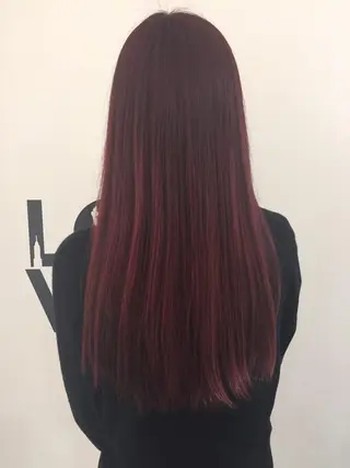 ロング カラー ✂️小顔カット✂️ 山本有紀のヘアスタイル