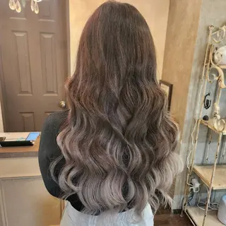 ロング ヘアアレンジ MagicMush ✴︎シールエクステのヘアスタイル