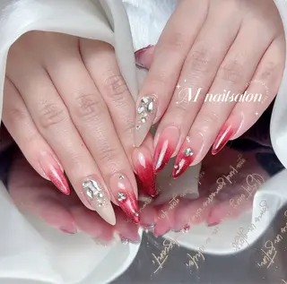 ネイル M🌷nail 長さだし専門店のネイルデザイン