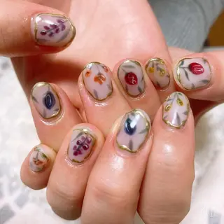 ネイル The Best Beauty受付担当のヘアスタイル