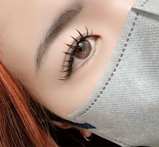 マツエク・マツパ 【那覇/束感まつ毛】 ｷｬﾒﾙのマツエク・マツパデザイン