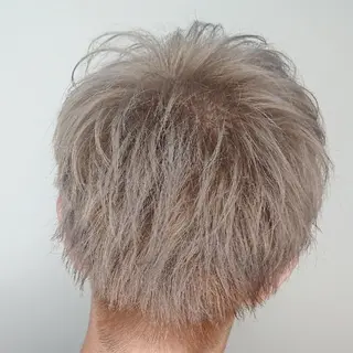 メンズ カラー パーマ ヘアアレンジ ブリーチ/ヘアケア/ 艶髪/イギチハルのヘアスタイル