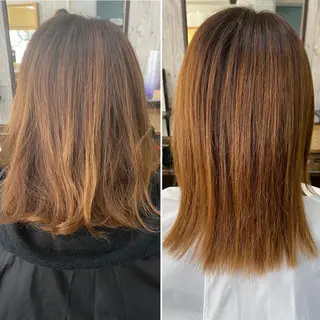 ミディアム 大芝 沙耶のヘアスタイル