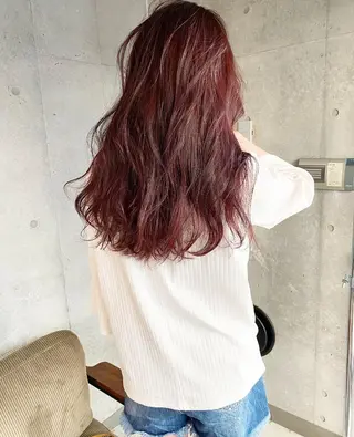 ロング カラー ヘアアレンジ branch by suri-ru所属・branch 中原のヘアスタイル