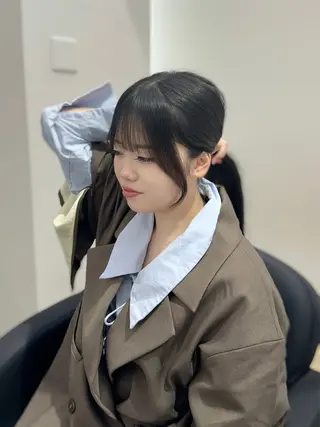 ロング YUZU🎀顔まわり ×レイヤーカットのヘアスタイル