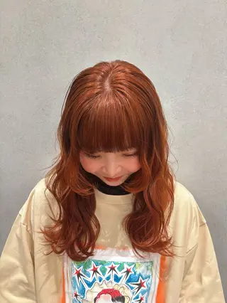 ロング Cloe 銀座 【クロエ ギンザ】所属・ハイトーン/暖色 カラー/maoのヘアスタイル