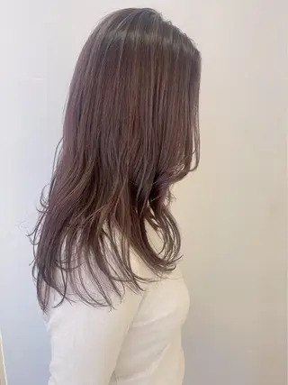 セミロング カラー Tamagawa Sakiのヘアスタイル