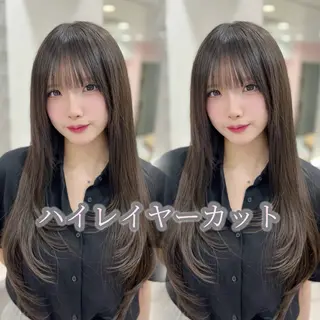 ロング GEM lit Renaのヘアスタイル