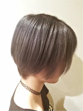 ショート カラー 【髪質改善美容師】t occa茨木篠原健太のヘアスタイル