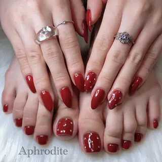 ネイル Aphrodite パラジェル認定サロンのネイルデザイン