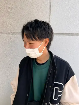ミディアム メンズ 柳澤 和也のヘアスタイル