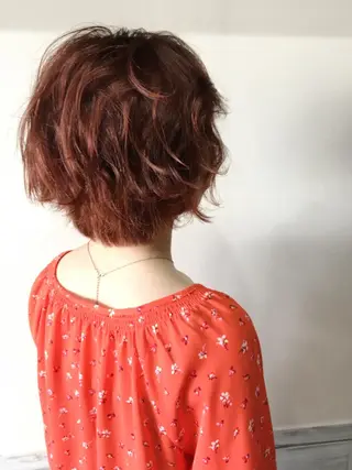 ショート カラー カラー特化サロン大阪 ルービック江坂/新城のヘアスタイル