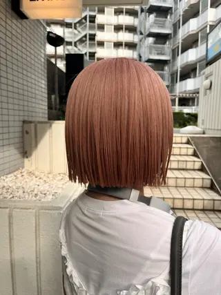 ショート カラー マミ🌱 ボブ/津田沼のヘアスタイル