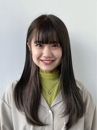 セミロング カラー 髙木美緒🌿 レイヤー/アレンジのヘアスタイル