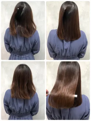 ミディアム 満足度⭕️縮毛矯正師 谷口にお任せを👍のヘアスタイル