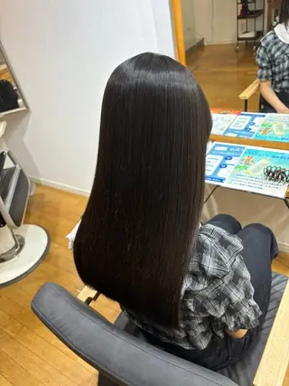 ロング 西元 群/艶髪/髪質改善のヘアスタイル